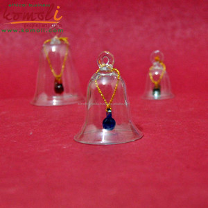 Campana de cristal soplada a mano, bricolaje, adornos de Navidad - Product Image 3