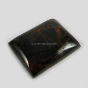 17*21มม. แมงมุมธรรมชาติแจสเปอร์3.70 Gms สี่เหลี่ยมผืนผ้าอัญมณี Cabochon - Product Image 1