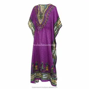 Boho Beach Kaftan เดรสยาวแม็กซี่เดรสขนาดบวก