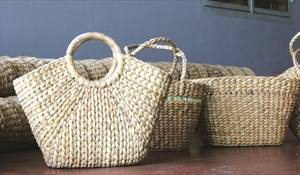 Artisanat vietnamien en jacinthe d'eau - Product Image 4