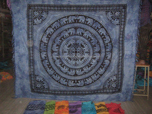 Lote al por Mayor de Tapetes de Yoga Estampados, Arte de Mandala Redonda para Colgar en la Pared, Toalla de Playa, Mandala India Redonda, Mantel Hippie Boho - Product Image 2