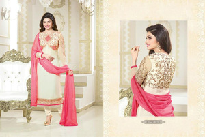 ชุดเดรสสตรีสไตล์ปากีสถานปักลาย shalwar kameez ชุดสำหรับงานปาร์ตี้และงานแต่ง - Product Image 3