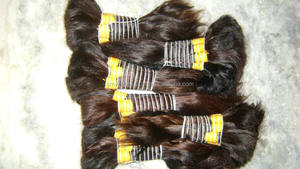 Cabellos humanos crudos a granel Venta al por mayor color natural 100% cabello humano Remy puro cabello a granel Remy indio. - Product Image 3