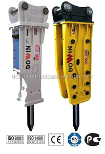 Martillo hidráulico de hormigón para excavadoras de clase 20 ton, Ex200 pc200 r200 r210, hecho en Corea, Dowin