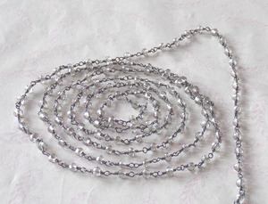 Cuentas místicas de cuarzo ahumado hechas a mano, joyería de múltiples piedras preciosas naturales de latón, Rosario hecho a mano, cadena con abalorio de moneda multiusos - Product Image 3