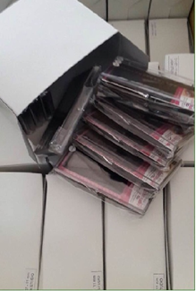 in the white paper box