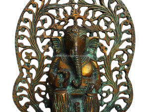 Hindu พระเจ้ารูปปั้น Lord Ganesha รูปปั้นทองเหลืองที่สมบูรณ์แบบสำหรับคอลเลกชันสำหรับบูชา - Product Image 5