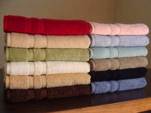 Lot de serviettes 100% coton éponge provenant de l'inde - Product Image 5