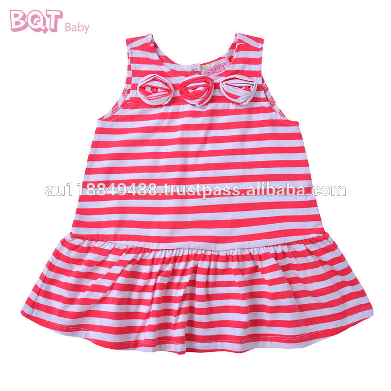 О-образным вырезом стильная газа ближний длинные без рукавов свободного покроя детское платье фотографии