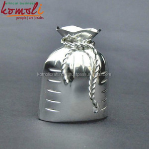 Florero plateado en forma de bolsa de Gunny, para boda, retorno, ideas - Product Image 5