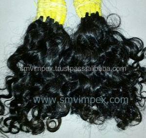 ผมหยิกธรรมชาติธรรมชาติธรรมชาติไม่ผ่านการทำ100%!!! ไม่มีส่วนผสมของเส้นผมจากสัตว์!!!! ผมมนุษย์บริสุทธิ์แบบชาวเรมี่ชาวอินเดียจำนวนมาก - Product Image 4