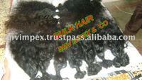 Bundles de cheveux humains bruts de haute qualité 100% modèle naturel droit soyeux 1kg en vrac de l'Inde pas d'enchevêtrement pas de perte