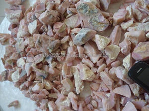 Pierre naturelle brute opale rose non coupée sans brut pour la fabrication de bijoux en pierre précieuse de couleur rose - Product Image 2