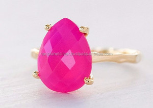 ชุดแหวนปลายแหลมสีชมพูบานเย็น - Product Image 1