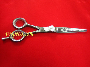 Barber scissors , salon scissors, hairdressing scissors LASER PRINT - Product Image 3