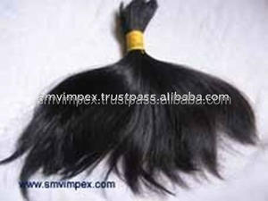 Cheveux indiens naturels bouclés et lisses, 100% humains, naturels, de bonne qualité, vierges à la vapeur et à l'acide - Product Image 3