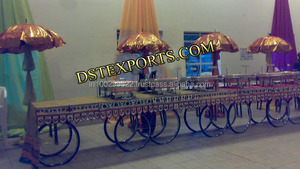 แผงขายอาหารสำหรับงานแต่งงานของอินเดียแผงขายอาหารเคาน์เตอร์อาหารสำหรับงานแต่งงานแบบปรับแต่งได้ล่าสุด - Product Image 3