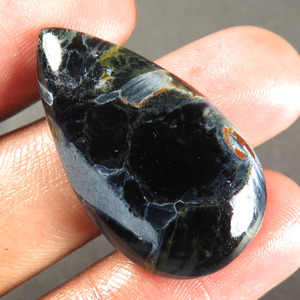 Par de cabujones PIETERSITE intermitentes dorados naturales 100% de calidad rara a granel a los mejores precios par para hacer pendientes al por mayor - Product Image 4