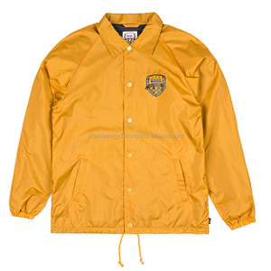 เสื้อโค้ชผู้ชายแบบกำหนดเอง ผ้าแคนวาส กันน้ำ กลับด้านได้ แห้งเร็ว สไตล์ไฮสตรีท ปักลาย บริการ OEM สำหรับฤดูร้อน - Product Image 6