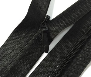 Fermeture à glissière invisible en nylon de haute qualité Caractéristique de verrouillage automatique 3 ruban de tissu Utilisation polyvalente Chaussures Vêtements Sacs Oreillers à extrémité ouverte Nickel - Product Image 2