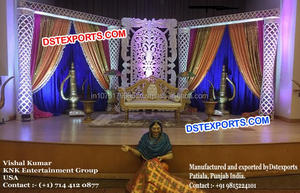 Decoración de escenario para boda, decoración de escenario moderna y elegante, de diferentes estilos - Product Image 4