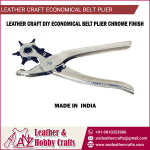 Alicates de cinturón artesanales de cuero de acero de alta resistencia con acabado cromado disponibles a precio de exportación - Product Image 2