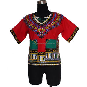 Ropa africana para niños, camisa con estampado Dashiki, vestido Hippie Tribal africano, ropa Africana Dashiki, venta al por mayor - Product Image 3