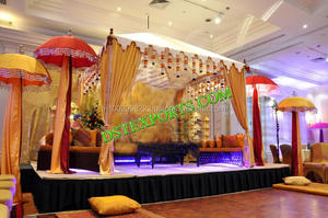 Indian Wedding Mehandi Stage With Swing Decors Muslim Wedding Mehandi Stage <b>Decoration</b> Muslim <b>Mehndi</b> Stage - Product Image 5