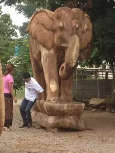 Bois Sculpté Éléphant