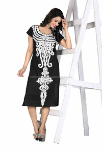 ชุดเดรสยาวผ้าซาตินปักลายดอกไม้วินเทจของผู้หญิงชุดเดรส100% ผ้าคอตตอน XL ขนาดใหญ่พิเศษผ้าทอแขนกุดลำลองดูเซ็กซี่ - Product Image 2