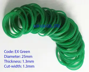 橡胶表带尺寸014 EX绿色/批发泰国橡皮筋天然橡皮筋蔬菜