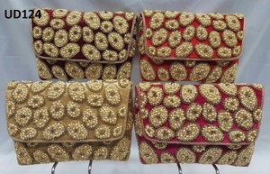 UD119 Robe de soirée indienne demi-lune SAFFIANO, tissu ethnique traditionnel fait main, broderie, créateur exclusif, fête, shopping - Product Image 4