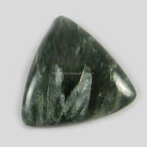 Ap02 — magnifique Cabochon en seroléite naturelle, pierres précieuses carrées, 24*25mm, bijoux de créateur IG0171 - Product Image 4