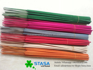 Varillas de incienso en polvo Joss de carbón religioso naranja de 3mm de diámetro con difusor de aromaterapia y soportes de incienso - Product Image 2