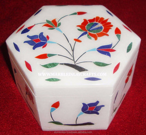 Caja de incrustación de mármol - Product Image 1