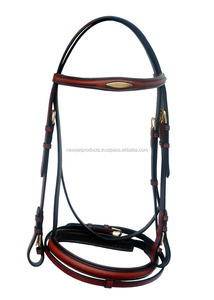 Bride cheval | dressage hunter saut réglable rembourré licou cheval bride et rêne course cheval accessoires grossiste - Product Image 2