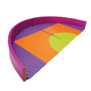 Aire de jeu douce pour enfants Tatami circulaire coloré mousse PE intérieure 150x150 - Product Image 5