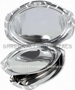 สแตนเลสออกแบบสูง3ช่องถาดรูปไข่ - Product Image 3