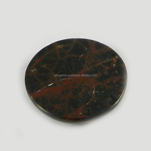 Natural Spiderweb Jasper 19mm Round Cabochon 15.5 Cts. Loose Gemstone For Jewelry Making - Product Image 4