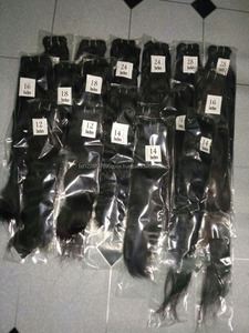 Cabello humano indio de doble trama sin procesar cabello virgen malasio - Product Image 2