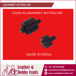 Professional Grommet Setting Die <b>Tool</b> for Leather Craft Hole Punching <b>Kit</b> | Metal Eyelet Setter OEM Bulk Manufacturer India Bulk - Product Image 1