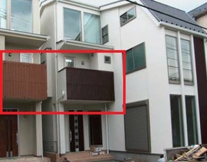 ญี่ปุ่นคุณภาพสูงไม้คอมโพสิตพลาสติก Louver