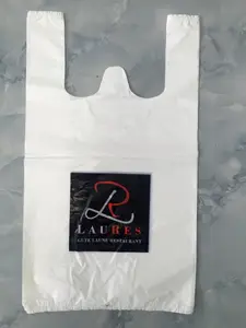 Factory Cost Effective Custom BRAND NAME T Shirt Plastic Bags