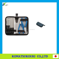 Kit de Herramientas Manuales de Alta Calidad, Estuche Blando, Llaves Ajustables de Metal, TRUSCO-KS-14, Hecho en Japón