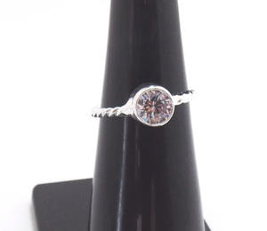 Zirconia cúbica 925 plata esterlina hecha a mano declaración Vintage Birthstone Boho anillo joyería para Unisex - Product Image 4