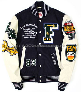 Modieuze Custom <span class=keywords><strong>Varsity</strong></span> Jacket/Krijgen Uw Eigen Ontwerp Met Uw Eigen Beste Logo <span class=keywords><strong>Varsity</strong></span> Jassen/Op Noki Draagt - Product Image 1