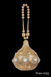 กระเป๋าคลัทช์สำหรับเจ้าสาวสำหรับผู้หญิงกระเป๋าถือลายหินลูกปัดทำจากโลหะปักลาย1031สำหรับช้อปปิ้งตอนเย็นออนไลน์ในอินเดีย - Product Image 5