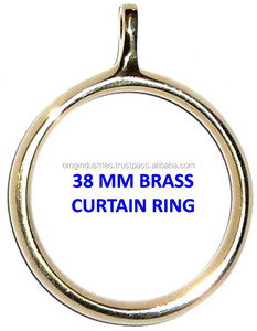 Omg Industries Solid Brass 38 mm <b>Curtain</b> Ring Half Ring for <b>Curtain</b> Bypass Bracket - Product Image 3
