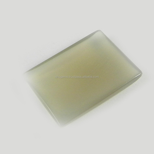 Calcedonia Gris, Cabujón Rectangular de 21x29mm, Gema - Product Image 2