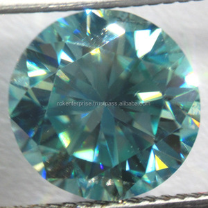 Couleur Bleu Profond rond brillant lâche Moissanite Au prix de gros - Product Image 2